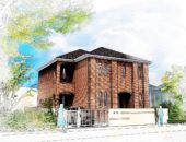 杉並区に赤レンガの邸宅が建ちます