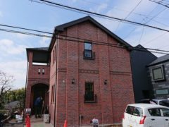 横浜市の工務店房のブログ　青葉区でレンガの家が完成しました。