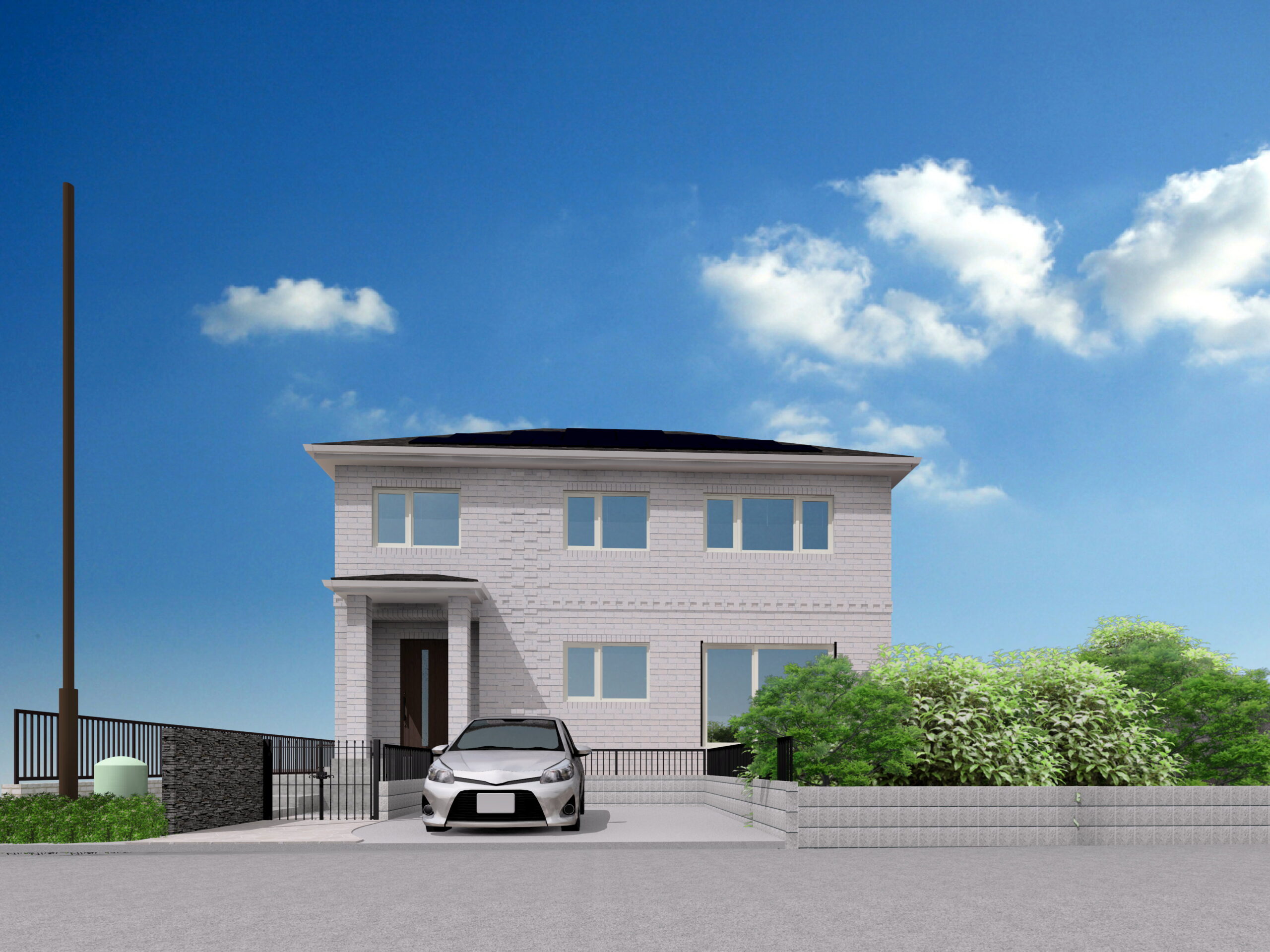 横浜市の工務店房のブログ　憧れの本牧和田にレンガの家が建ちます。