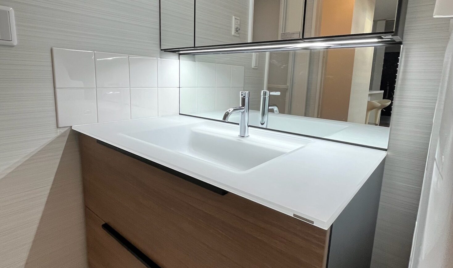 横浜市の工務店のイベント＆ニュース　モデルハウスの洗面所がリニューアル！