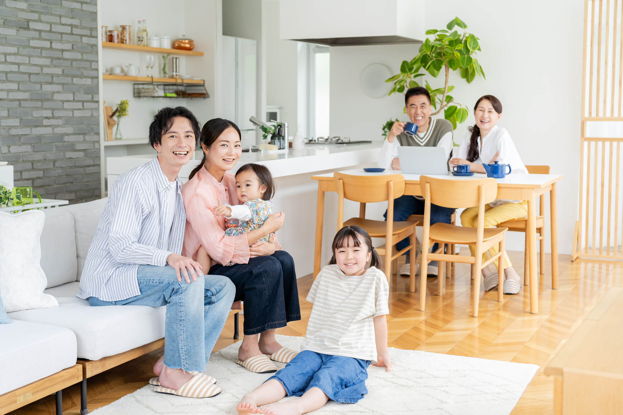二世帯住宅には3つのタイプがある
